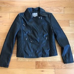 Black Moto Jacket - PETA Approved